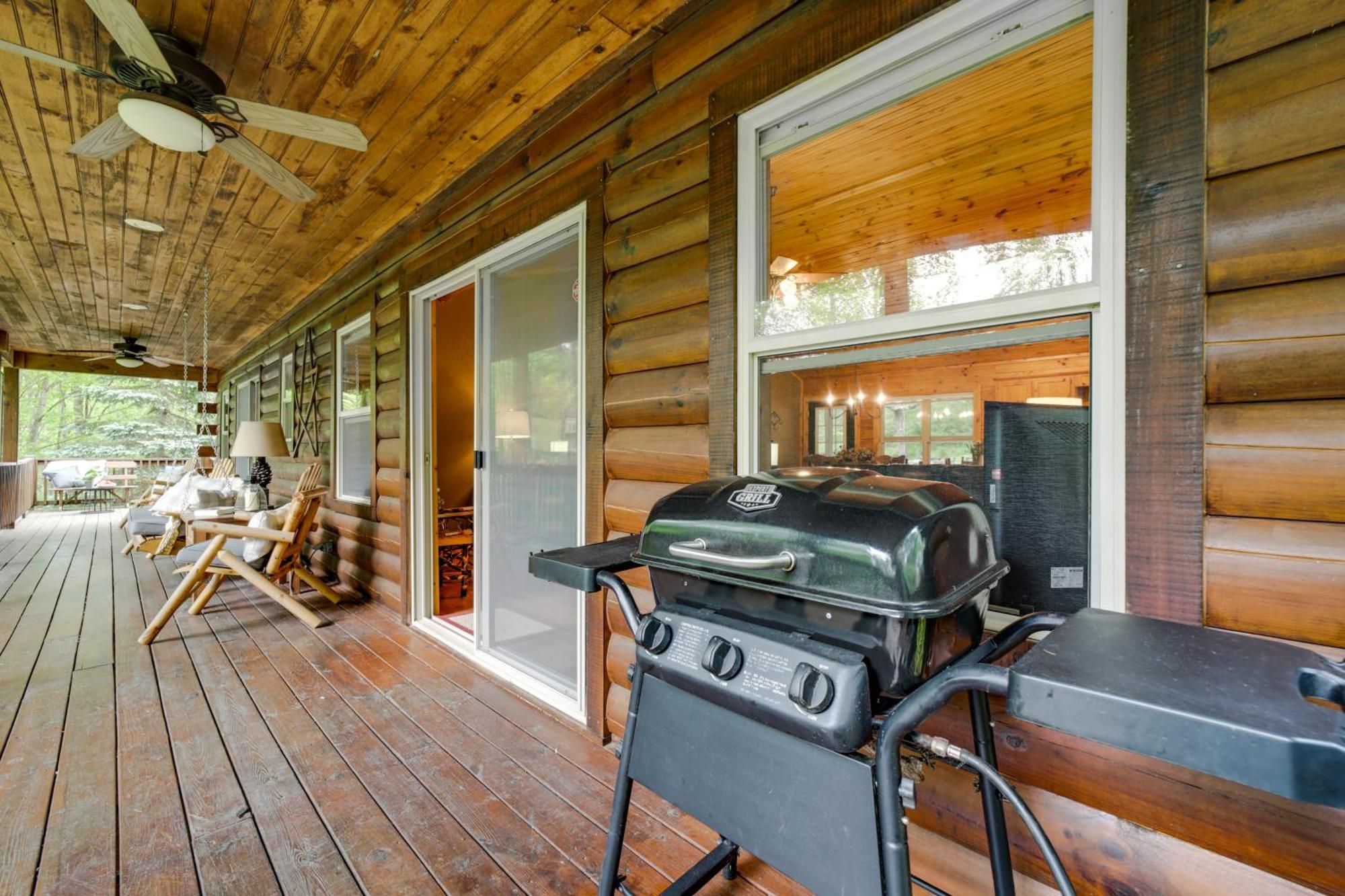 ウェインズビル Peaceful Smoky Mountain Cabin With Deck And Fire Pit!ヴィラ エクステリア 写真